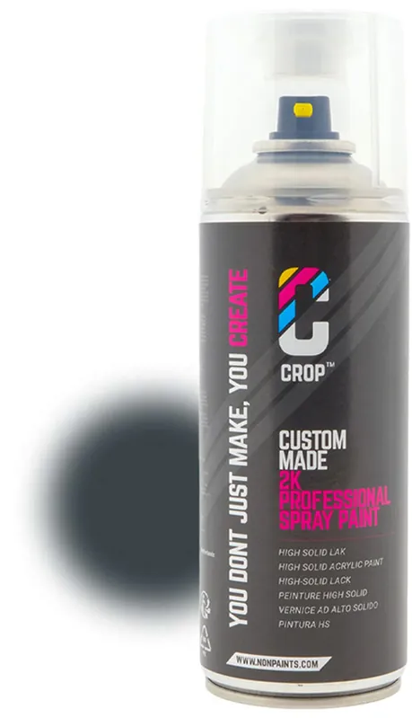 CROP 2K Spuitbus RAL 7026 Granietgrijs 400ml Laatste Kans