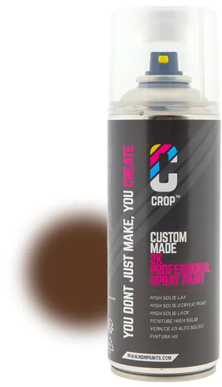 Flitsaanbieding CROP 2K Spuitbus RAL 8011 Notenbruin 400ml