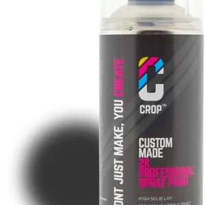 CROP 2K Spuitbus RAL 9017 Verkeerszwart 400ml Gecertificeerd