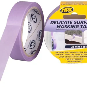 Finale Uitverkoop HPX 4800 Paars Afplaktape 25mm x 25 meter - Delicate Surfaces