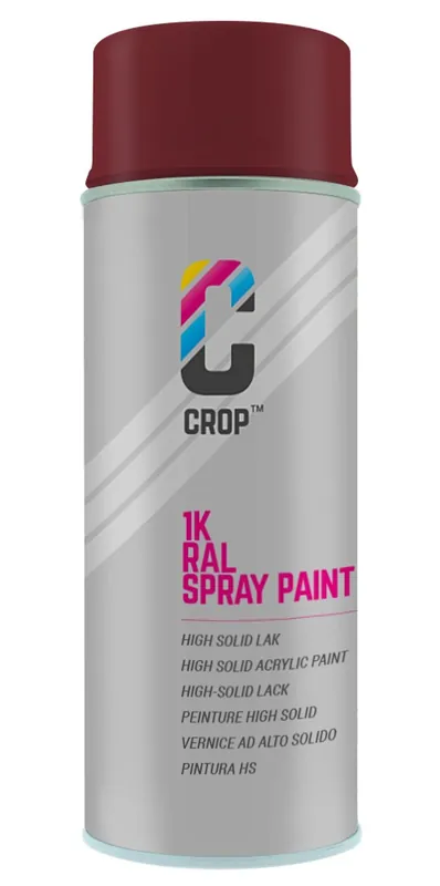 Beste Prijs CROP RAL 3004 Zijdeglans Purperrood spuitbus 400ml