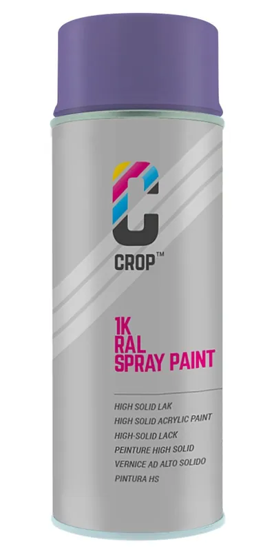 CROP RAL 4005 Zijdeglans Blauwlilla spuitbus 400ml Op = Op