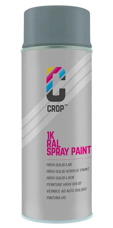 Bestseller CROP RAL 7000 Zijdeglans Eekhoorngrijs spuitbus 400ml