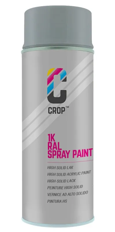CROP RAL 7040 Zijdeglans Ramengrijs spuitbus 400ml Laatste Kans