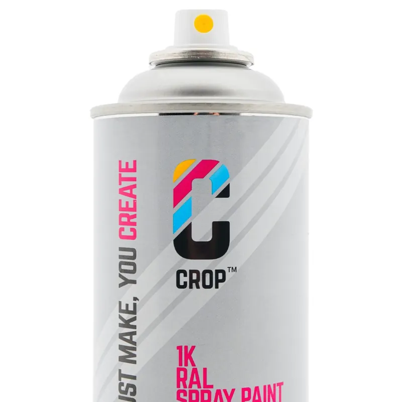 CROP Spuitbus - RAL 9007 grijs aluminiumkleurig - Zijdeglans - 400ml Direct Beschikbaar