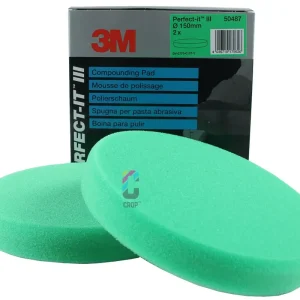 3M 50487 Perfect-It III Polijstschijf 150mm - Groen Medium - 2 stuks Aanbieding