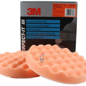 Populair 3M 50456 Perfect-It III Gewafelde Polijstschijf 133mm - Oranje Hard - 2 stuks