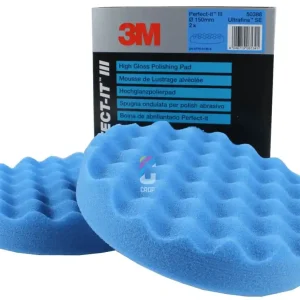 3M 50388 Perfect-It III Ultrafina Gewafelde Polijstschijf 150mm - Blauw - 2 stuks Lage Prijs