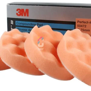 3M 50472 Perfect-It III Gewafelde Polijstschijf 75mm - Oranje Hard - 4 stuks Express Levering