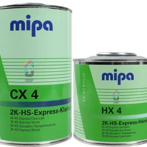Exclusieve Aanbieding MIPA CX4 2K Luchtdrogende Blanke lak Hoogglans + Verharder - 1,5 liter Set