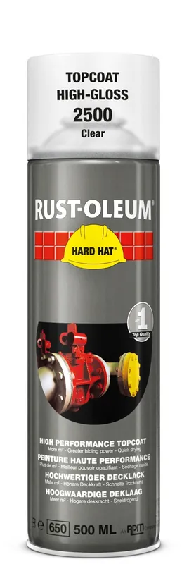 Gecertificeerd Rust-Oleum Metaal Blanke Lak in spuitbus 500ml - Hoogglans