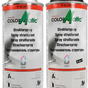 Colormatic Kunststof Structuurlak in Spuitbus Direct Beschikbaar