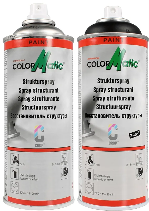 Colormatic Kunststof Structuurlak in Spuitbus Direct Beschikbaar