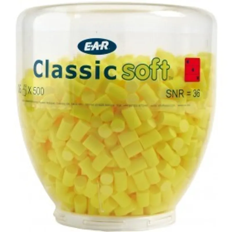 3M Ear Classic One Touch Oordoppendispenser Navulling 500 stuks Bestseller