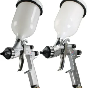 Betrouwbaar FINIXA SPG Verfspuit 1,3mm LVLP + Bovenbeker in koffer