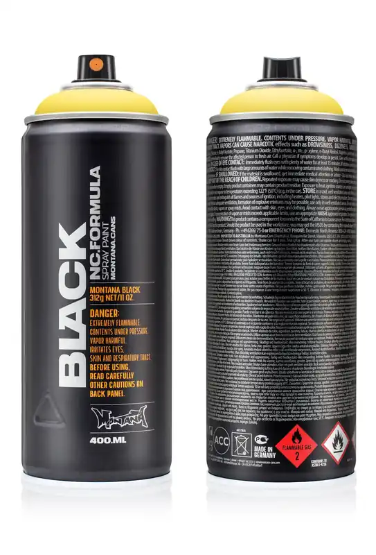 Montana BLACK 1010 Easter Yellow spuitbus 400ml Beperkte Voorraad