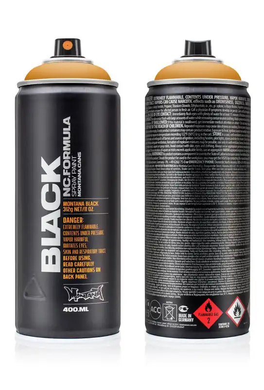 Finale Uitverkoop Montana BLACK 1050 Topaz spuitbus 400ml