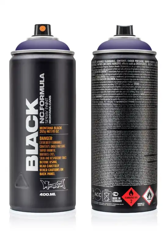 Shop Nu Montana BLACK P4100 Power Viol spuitbus 400ml