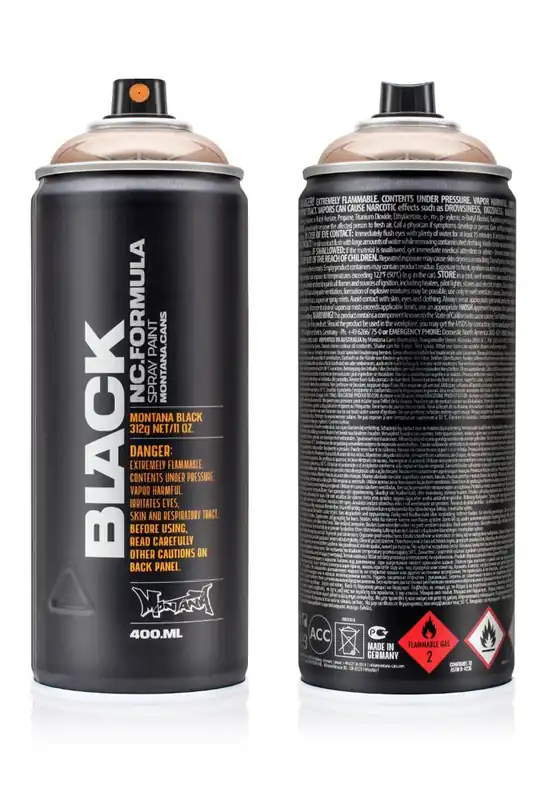 Fabrieksprijs Montana BLACK Copperchrome spuitbus 400ml