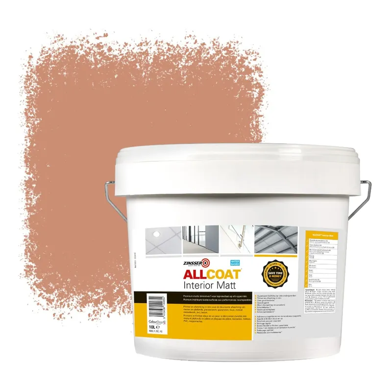 Zinsser Allcoat Interior Muurverf RAL 3012 Beigerood - 10 liter Shop Nu