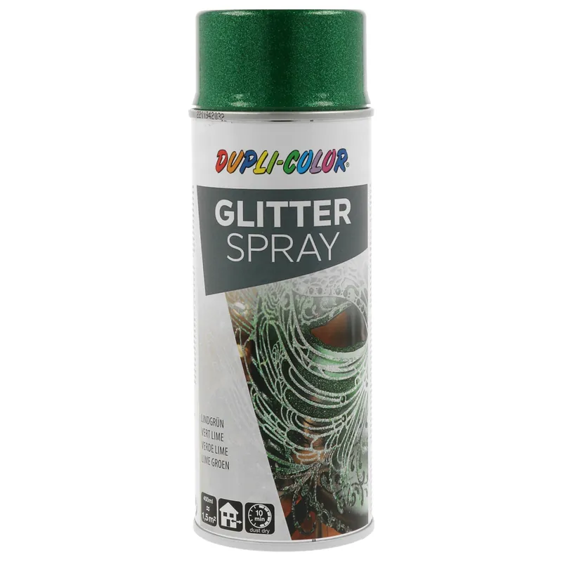 Actieprijs DupliColor Glitter Lime Groen Spuitbus 400ml
