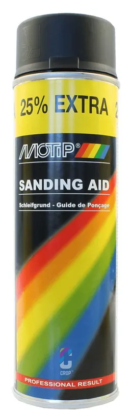 MoTip Schuurgids Zwart in Spuitbus 500ml Aanbieding