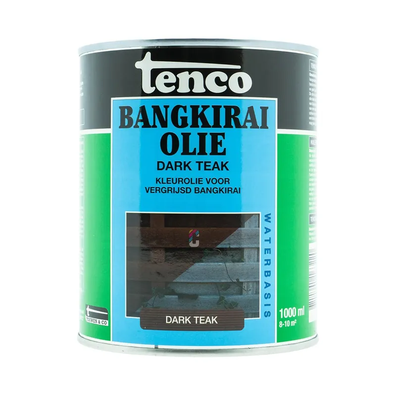 Speciale Aanbieding Tenco Bangkirai Olie Dark Teak 1 liter