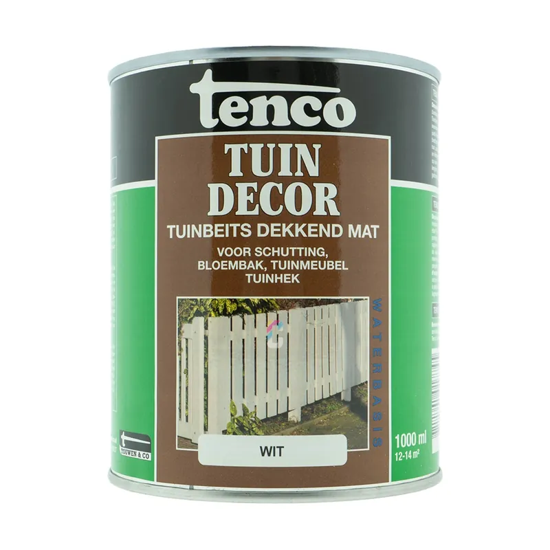 Tenco Tuindecor Wit Mat 1 liter Voordeelprijs