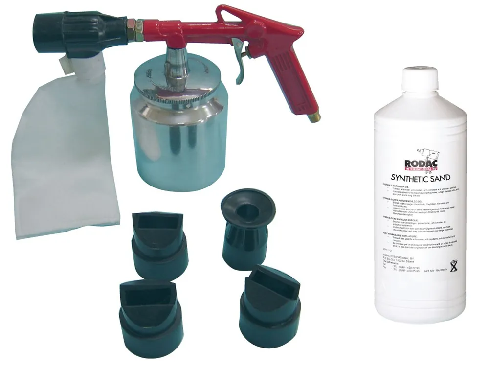 Aanbieding Gritblaster zandstraalpistool met beker