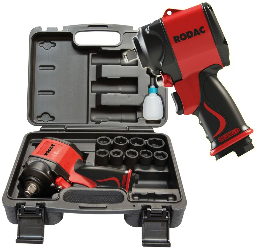 RODAC RC2751BC Slagmoersleutel 1/2" Stubby Twin Hammer Actieprijs