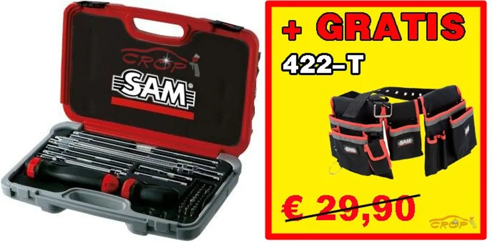 SAM 266-J41 41-delige set Ratelschroevendraaiers Aanbieding