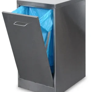 Premium Hamach RVS afvalcontainer 250 liter