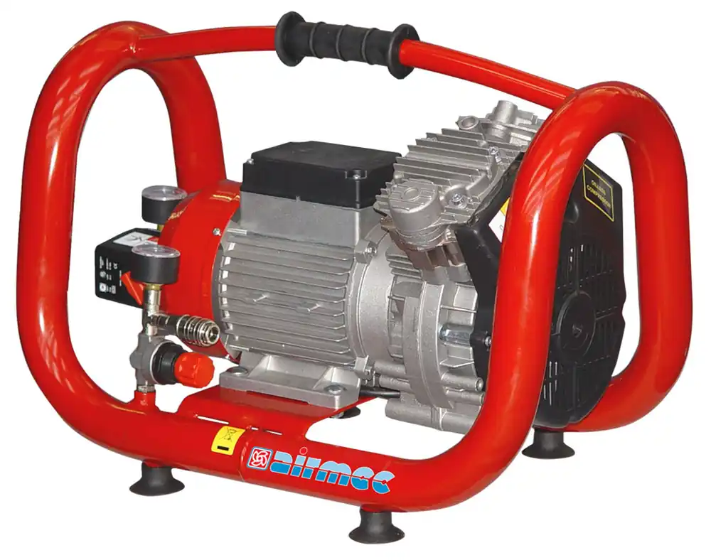 Goedkoop AIRMEC KZ240-05 Draagbare Olievrije zuigercompressor 240 ltr/min - 1,5 pk