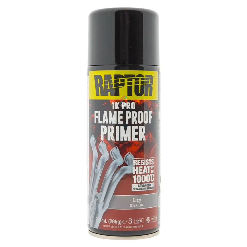 Raptor Flameproof - Hittebestendige PRIMER GRIJS spuitbus 400ml Laatste Kans