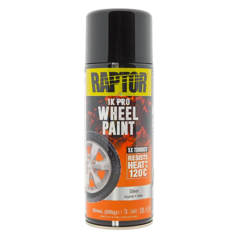 Bestseller Raptor Wheel Paint - Velgen Verf ZILVER GLANS spuitbus 400ml