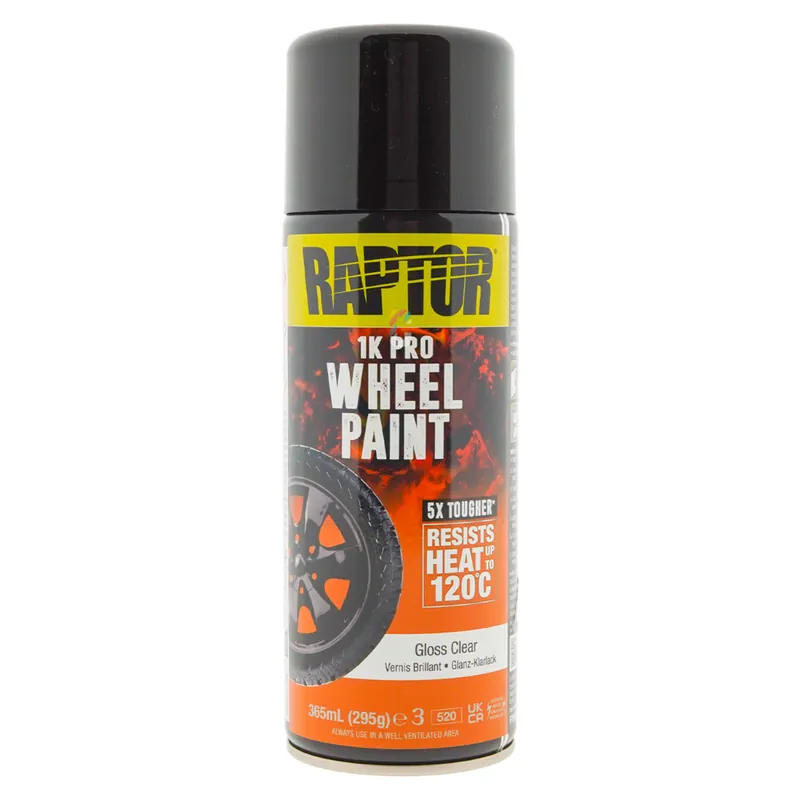Superprijs Raptor Wheel Paint - Velgen Verf BLANKE LAK spuitbus 400ml