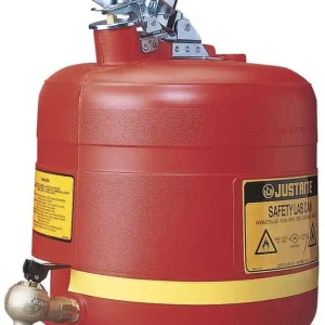 Express Levering JUSTRITE Veiligheidskan 19 liter HDPE Kunststof met tapkraan