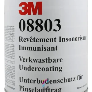 3M Body-Coat Brush - Verkwastbare Underbodycoating Zwart - Blik 1kg Merkproduct