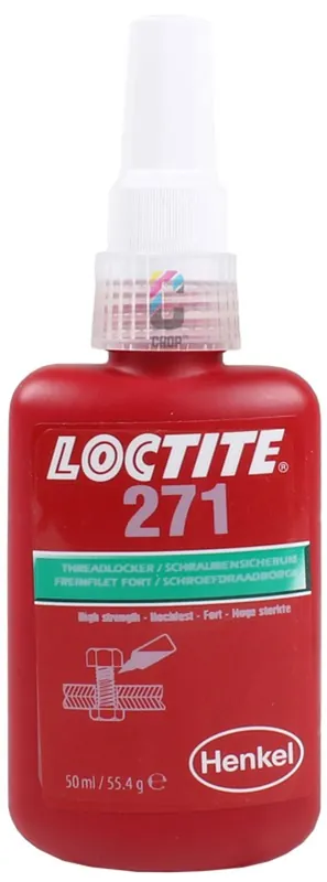 LOCTITE 271 Schroefdraadborgmiddel Rood 50ml - Hoge sterkte Flitsaanbieding