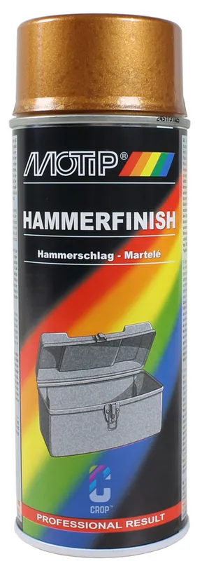 MoTip Hamerslag Verf GOUD spuitbus 400ml Hoge Kwaliteit