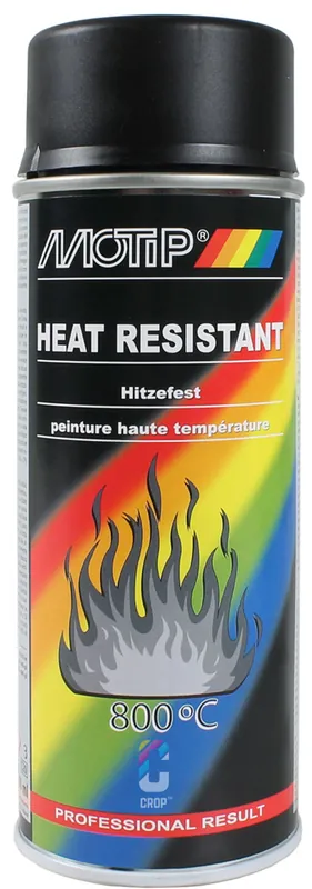 Koop Vandaag MoTip Hittebestendige Lak ZWART spuitbus 400ml