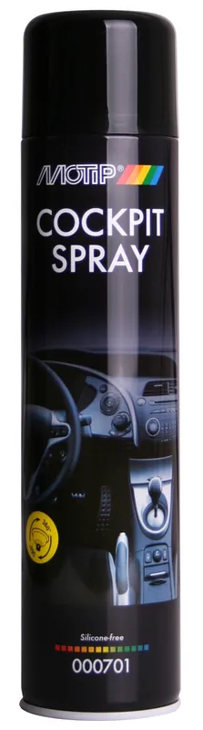Koop Online MoTip Car Care Black Cockpitspray Semi Gloss / Zijdeglans 600ml spuitbus