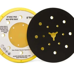 HAMACH Velcro Steunpad 200mm HARD met 8 gaten voor schuurmachine zonder as voor Hamach EH PH PHP EHP Laatste Kans