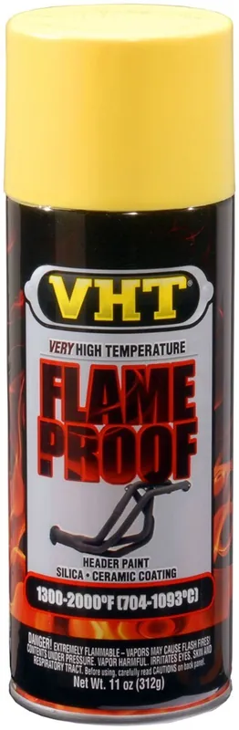 Alleen Vandaag VHT Flameproof spuitbus - Uitlaat Verf Geel - 400ml