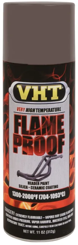 VHT Flameproof spuitbus - Uitlaat Verf Gietijzer - 400ml Betrouwbaar