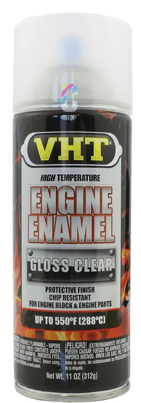 VHT Engine Enamel Blanke Lak Hoogglans spuitbus - 400ml Lage Kosten