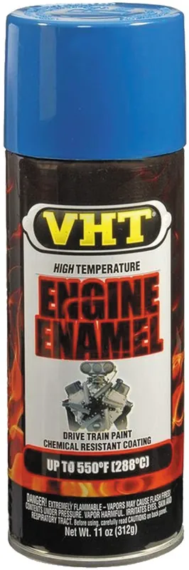 VHT Engine Enamel spuitbus - Motorblok Verf Old Ford blauw - 400ml Finale Uitverkoop