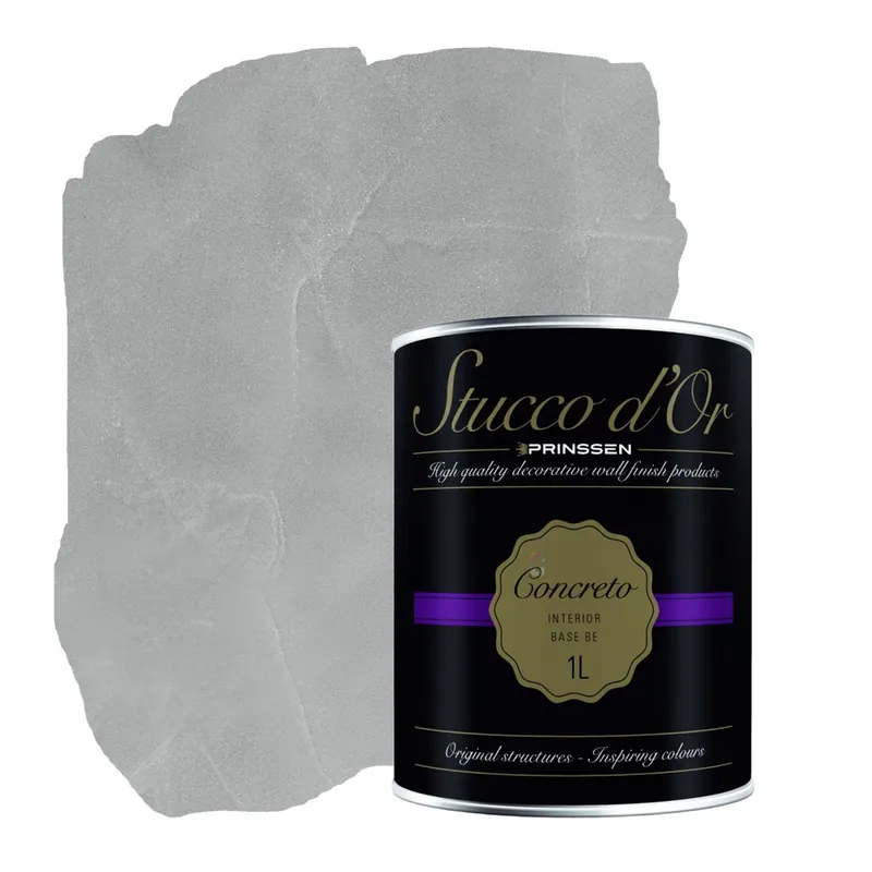 Beperkt Aanbod Stucco d'Or Concreto Concrete Grey Betonlookverf - 1 liter