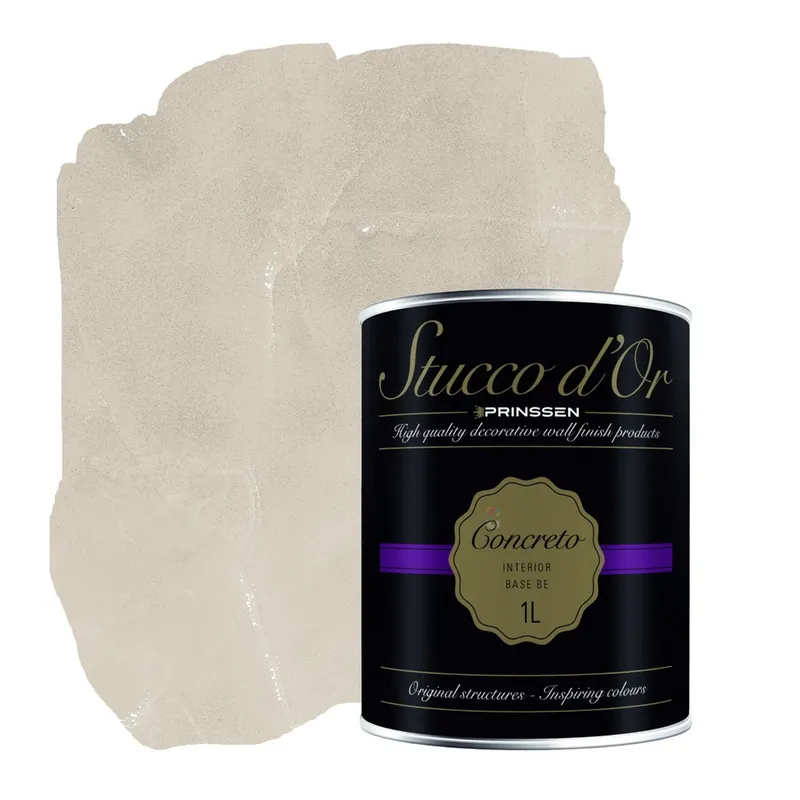 Beperkt Aanbod Stucco d'Or Concreto Natural Stone Betonlookverf - 1 liter