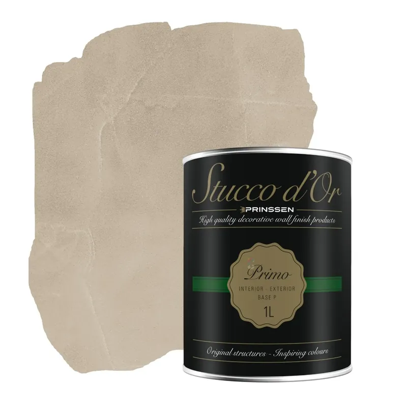Stucco d'Or Primo Leather Taupe Betonlookverf Primer - 1 liter Lage Kosten